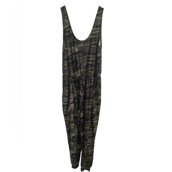 Derek Heart Camouflage Sleeveless Jumpsuit Soft Jersey Stretch 2X NWT - Picture 1 of 11